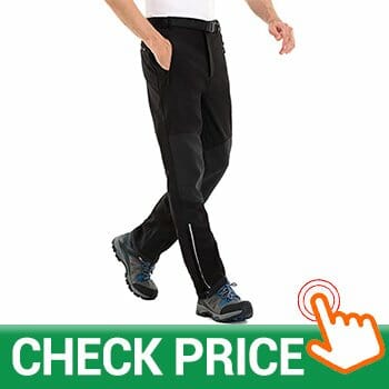 Clothin Men’s Softshell Fleece-Lined Cargo Pants