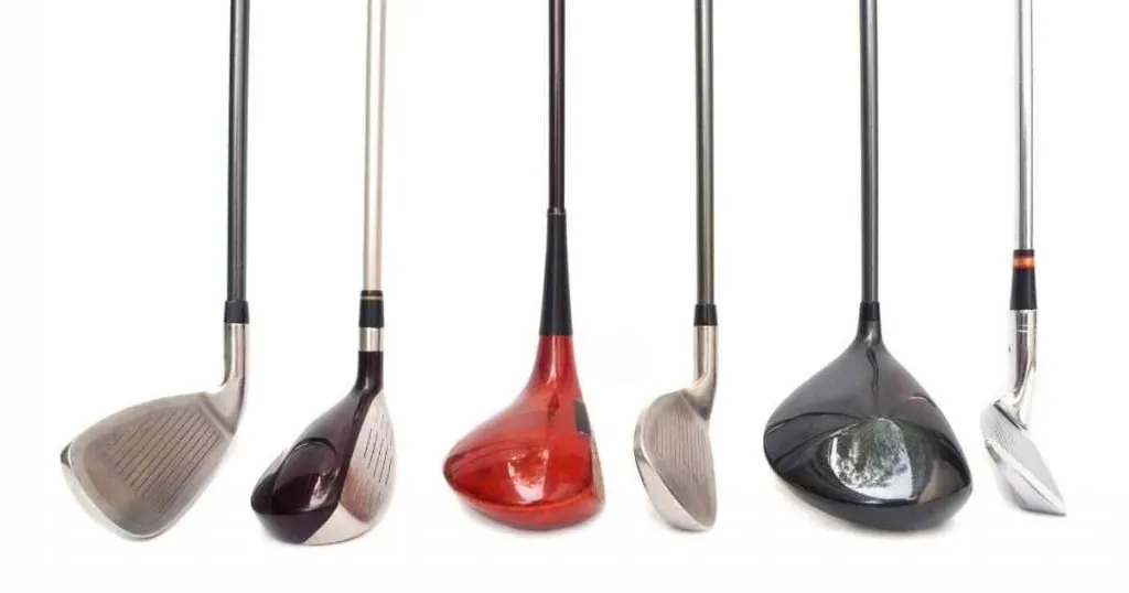 different types of golf club