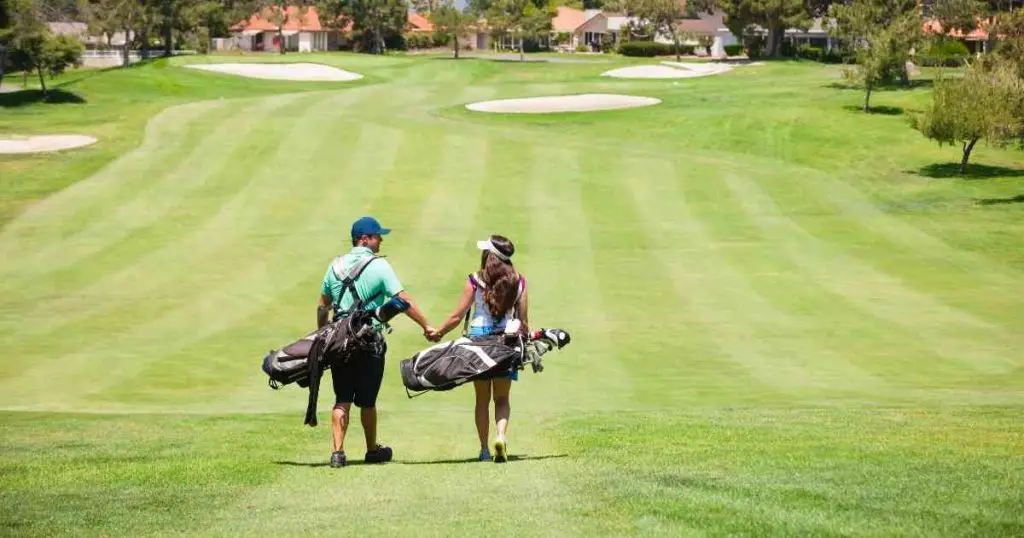 couple taking golf trips